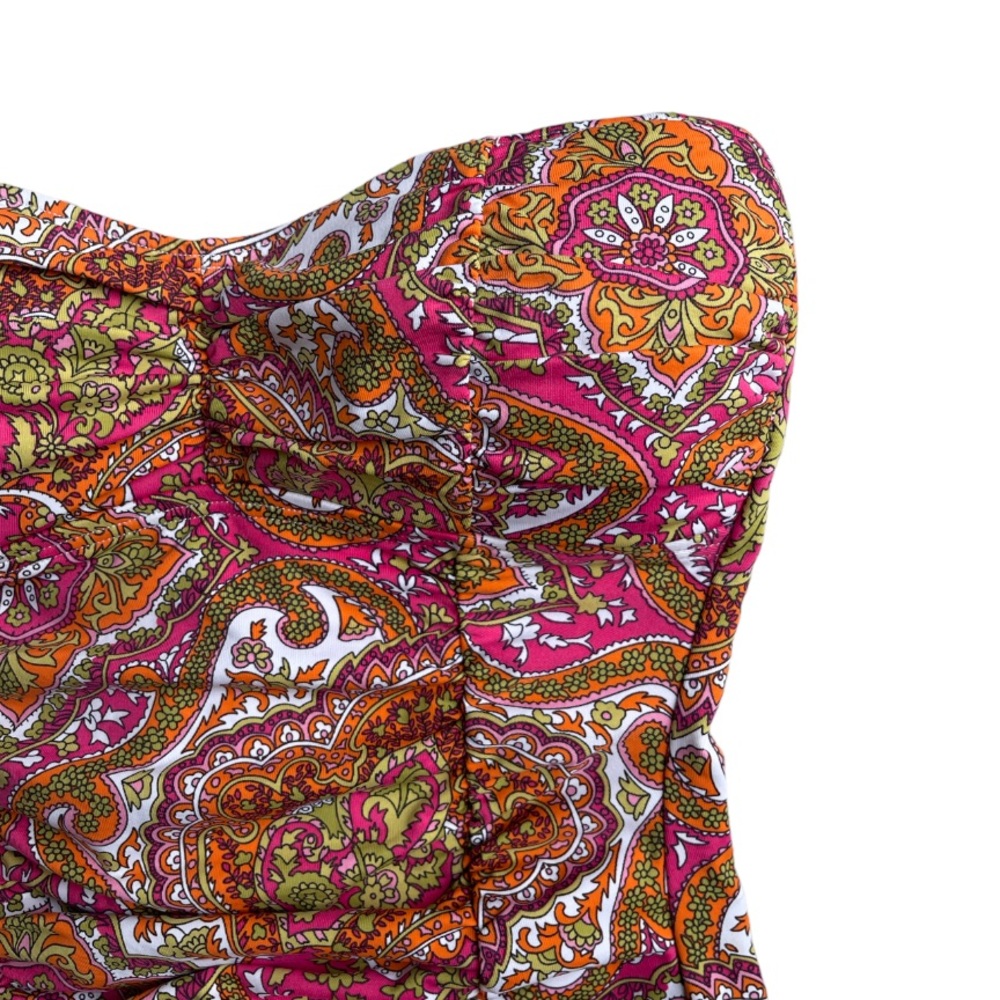 Tommy Bahama Paisley Bandeau One Piece Swimsuit - Picture 8 of 10